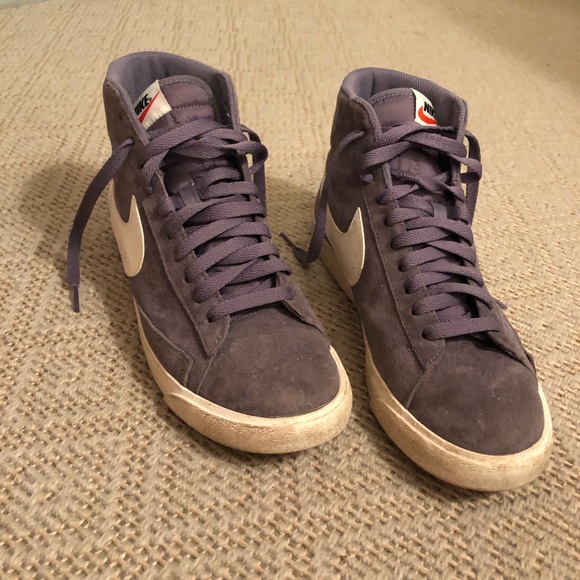 Nike Shoes - Nike women’s suede blazer high tops